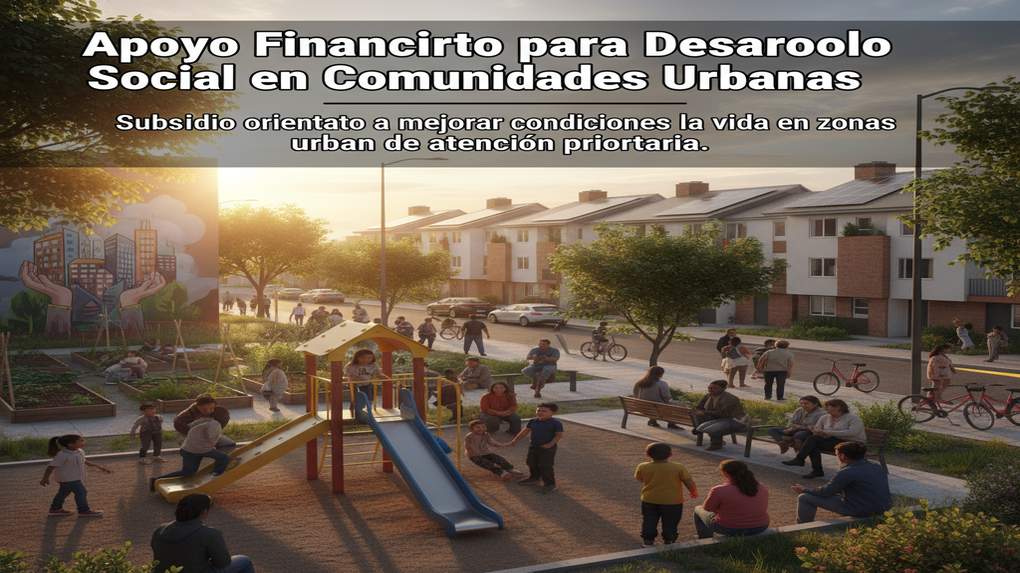 Apoyo Financiero para Desarrollo Social en Comunidades Urbanas: subsidio orientado a mejorar condiciones de vida en zonas urbanas de atención prioritaria