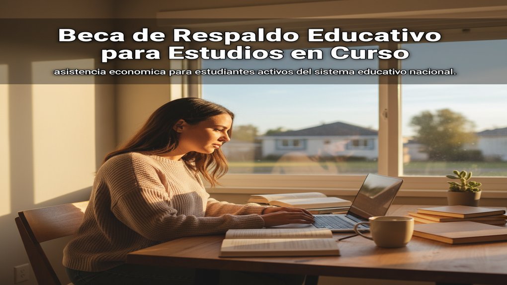 Beca de Respaldo Educativo para Estudios en Curso: asistencia económica para estudiantes activos del sistema educativo nacional