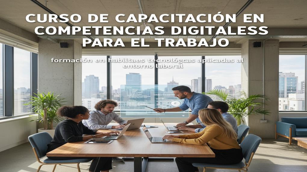 Curso de Capacitación en Competencias Digitales para el Trabajo: formación en habilidades tecnológicas aplicadas al entorno laboral