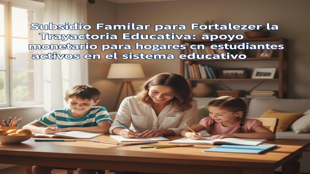 Subsidio Familiar para Fortalecer la Trayectoria Educativa: apoyo monetario para hogares con estudiantes activos en el sistema educativo