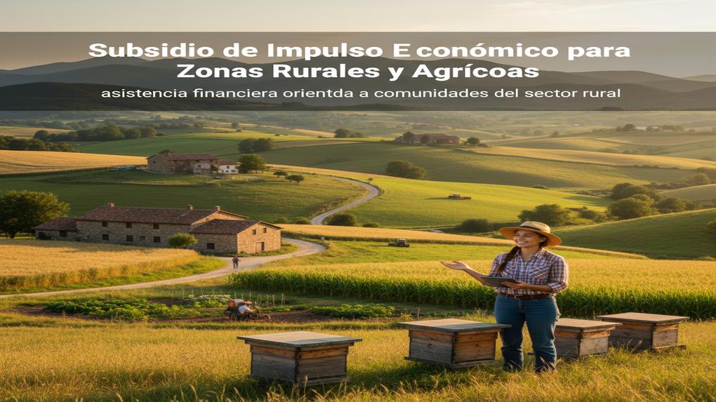 Subsidio de Impulso Económico para Zonas Rurales y Agrícolas: asistencia financiera orientada a comunidades del sector rural